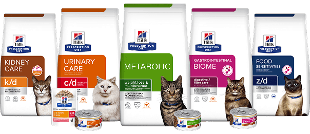 Cat food for specific health conditions